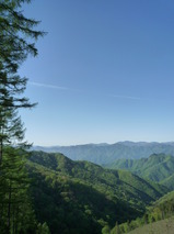 上野村　スーパー林道からの眺め